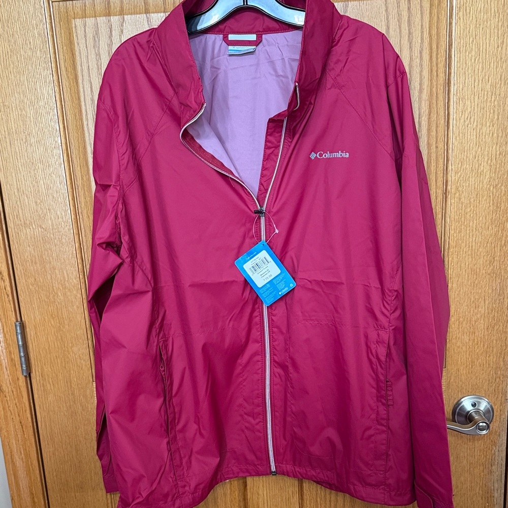 Brand new never worn Columbia Windbreaker Jacket 2 side zippered pockets
